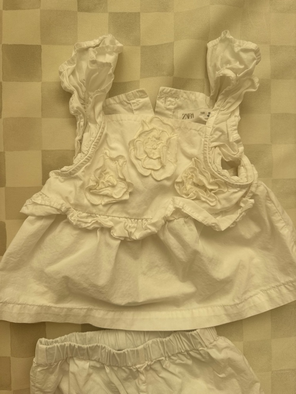 Zara set of 2 Pink and Ecru Toddler Matching Set - Picture 13 of 14